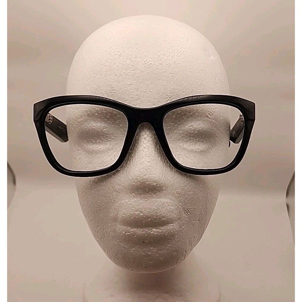 SPY Optic Baxter Eyeglass Frame 54-20 132 Black Square Acetate Unisex Italy